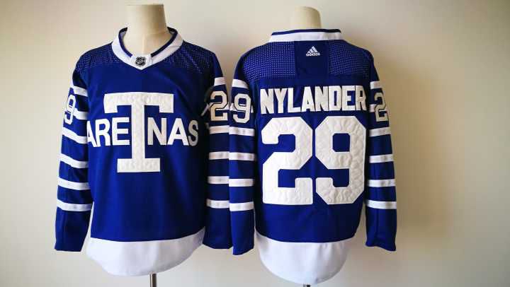 2017 Men NHL Toronto Maple Leafs #29 Nylander Adidas blue jersey->toronto maple leafs->NHL Jersey